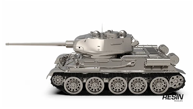 T-34-85 Soviet medium tank 1:35 scale resin kit